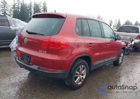 2012 Volkswagen Tiguan S from USA, damaged, VIN WVGAV7AX5CW091449